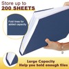HERKKA Hanging File Folders, 60 Pack Reinforced Letter Size Hanging