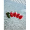 Watermelon Nail - Oval (Round) / 수박네일 - 오벌(둥근)