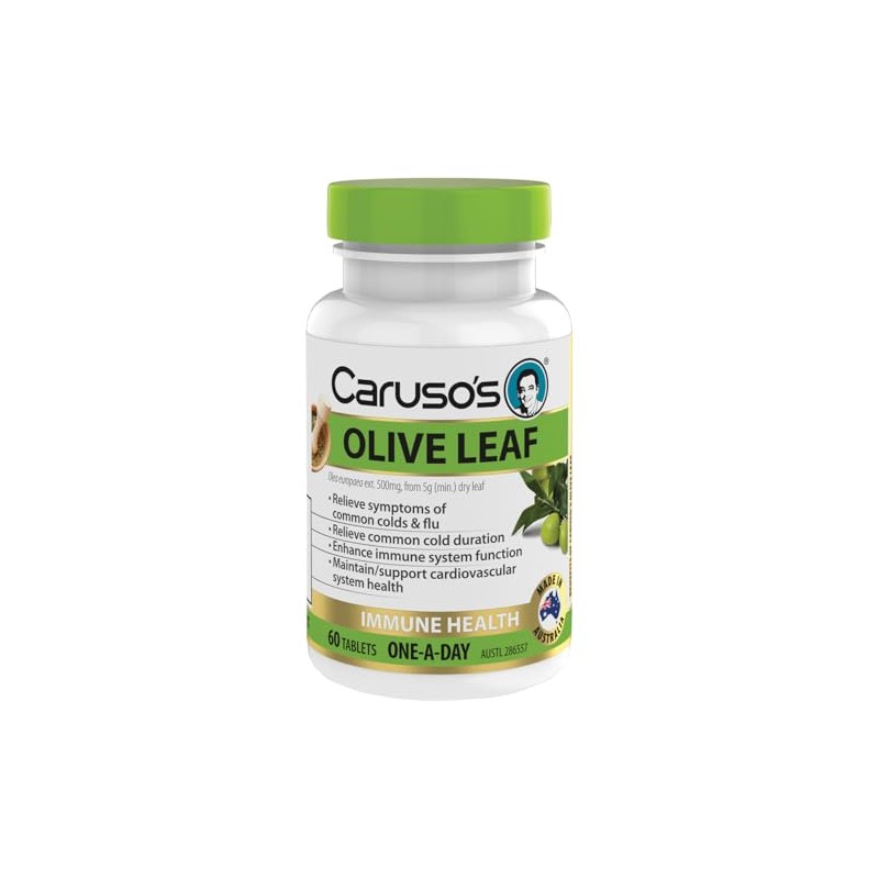 Caruso's Natural Health Olive Leaf 60 Tablets
