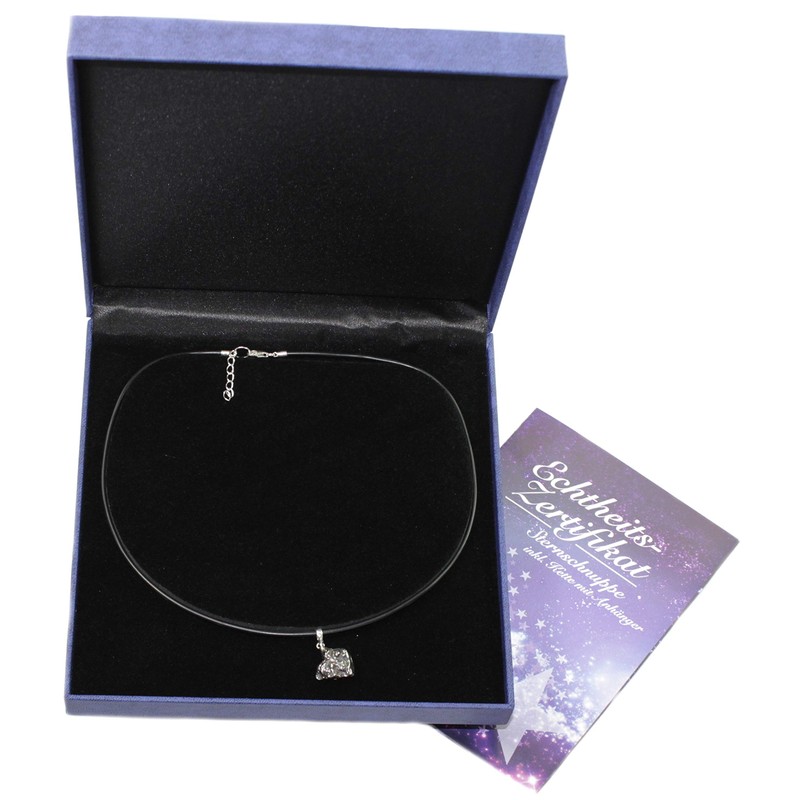 Budawi Gift Set Shooting Star Real Meteorite Pendant with Chain