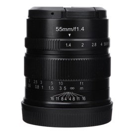 55mm F1.4 APSC Large Aperture Fixed Lens for Fuji FX Mount