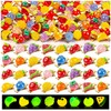 42Pcs Rave Sprouts Glow Fruit Trinkets Hair Clip