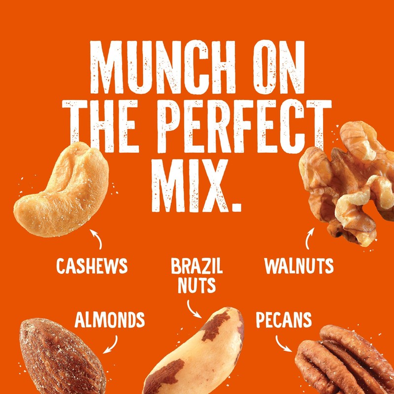 Emerald Salted Deluxe Mixed Nuts (1-Pack) | 36oz Resealable Bulk