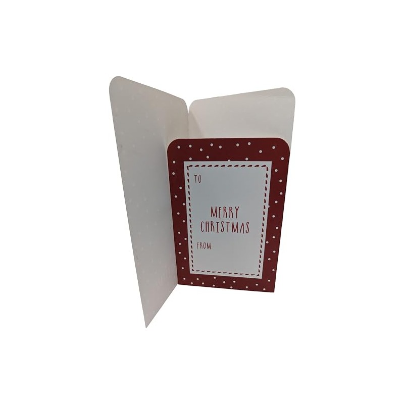 Christmas Kraft Stocking Money Wallet with Envelope, Card