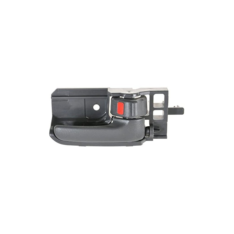 TRQ Passenger Side Interior Door Handle Dark Gray Compatible with