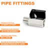GASHER 1PCS 1/4 Inch Mini Brass Ball Valve Shut Off