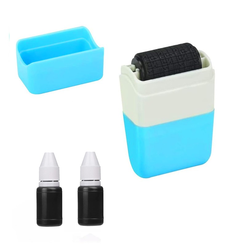 Word Tape Rolling Stamp, Data Protection Rolling Stamp, Camouflage Identity