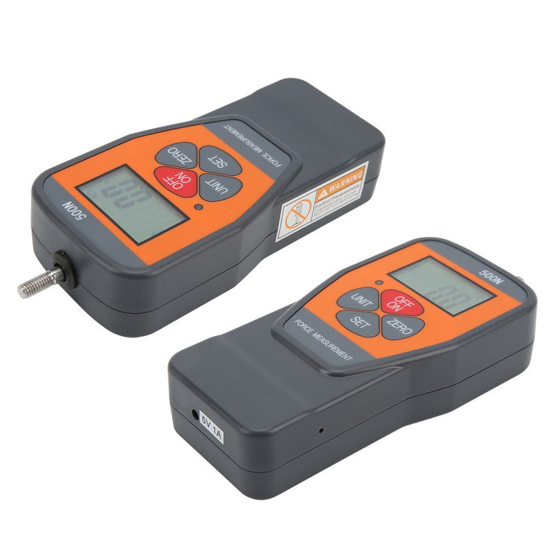 RuoShui 500N Digital Force Gauge with LCD Backlight Screen Portable