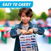Darice Double Sided Toy Cars Case - Portable Organizer for