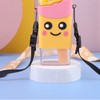 Portable Water Cup Cute Cartoon Design Large Capacity Plastic Water