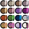 Artdone 16 botellas Chrome uñas polvo camaleón aurora holográfico uñas