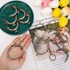 Kiss Clasp Lock Retro Metal Purse Frames 5cm Semicircular Embossed