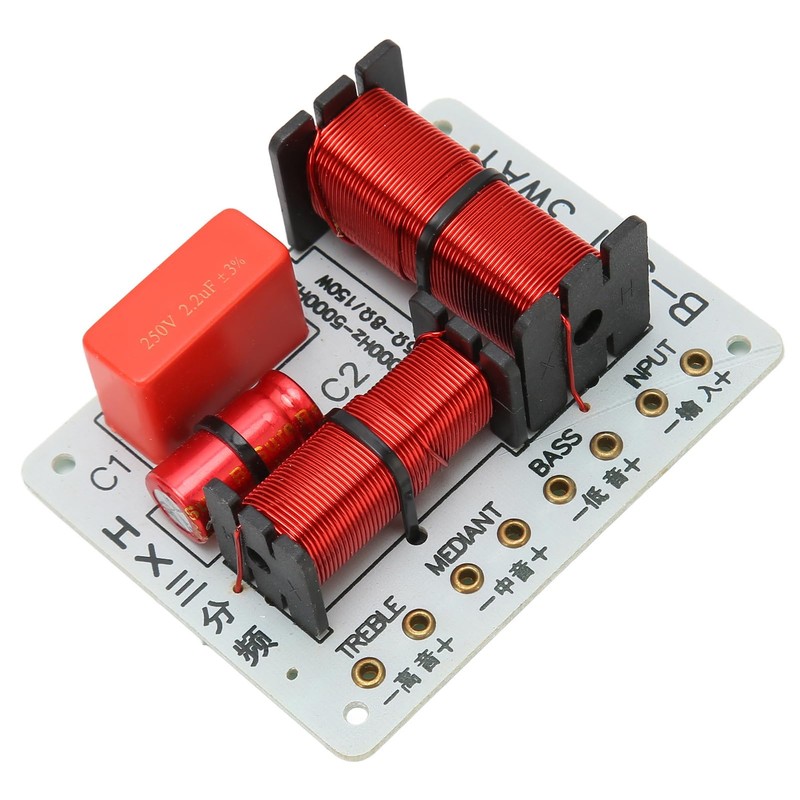 DAUZ Crossover 3 Way 150W Speaker Frequency Splitter for DIY
