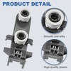 Romalon W10350401 Dishwasher Upper Rack Roller Wheels fit for Whirlpool