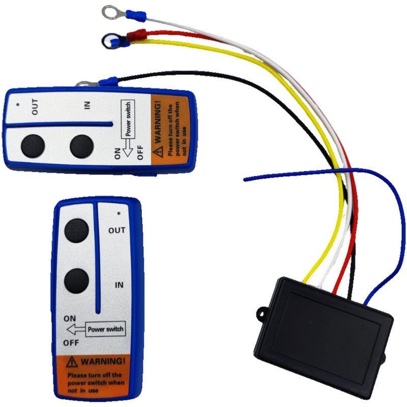 SPJIUQI 12V 500A Winch Solenoid Relay Controller Contactor 12000LB Max