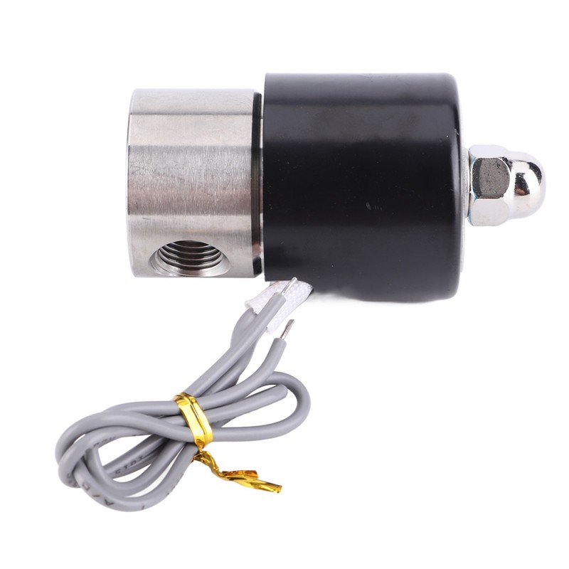 DC 12V G1/4" Stainless Steel 304 Normally Closed Electric Solenoid