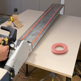 ZYWUOY Striscia di Protezione per Schegge, 495209 Protezione Antischegge per Guida, per Seghe a Binario SP5000, 300 cm