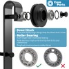 ZEKOO 10FT Single Track Bypass Sliding Barn Door Hardware Kit