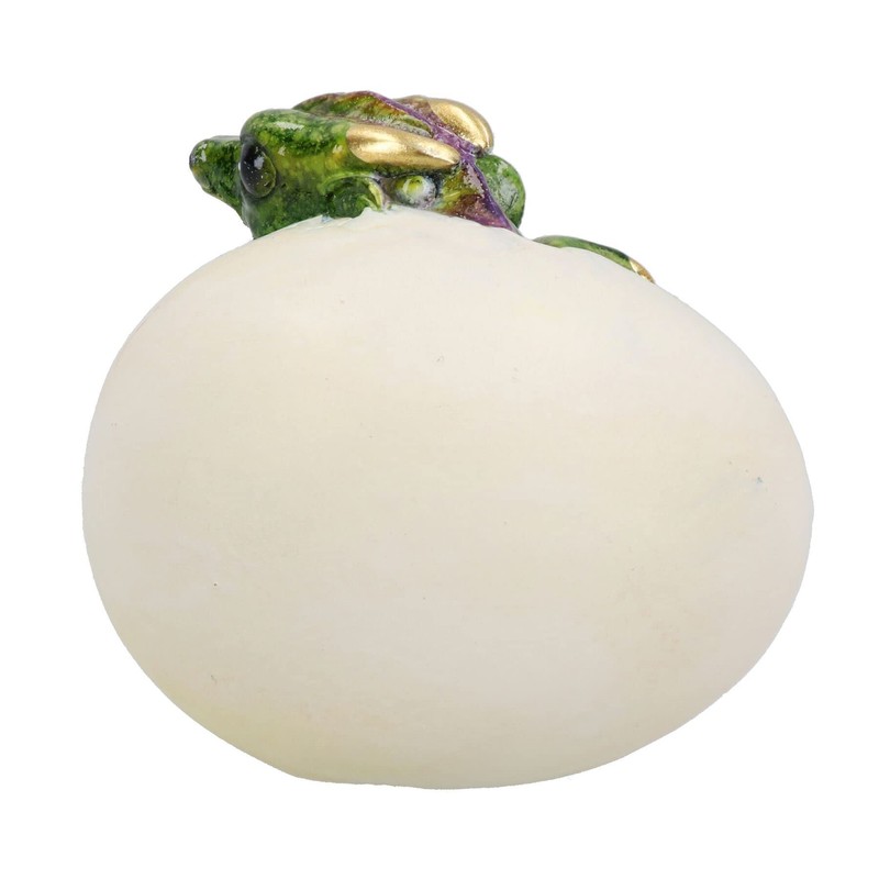 AB Tools Baby Dragon Egg Hatching Resin Fantasy Sculpture Statue