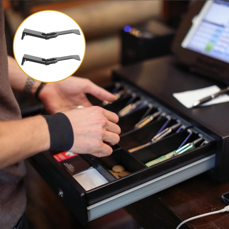 SEWACC Cash Register Money Clips 6Pcs - Universal Cash Box
