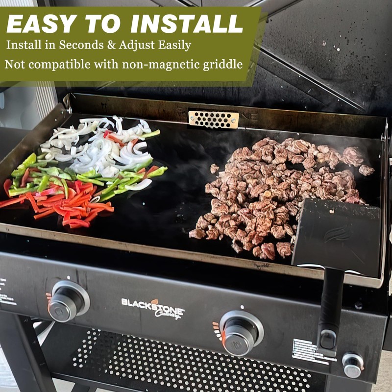 Griddle Accessories of Blackstone Grease Gate Blocker, Compatible with All