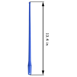 ONE250 13" inch Flexible Rubber Antenna, Compatible with Jeep Wrangler JK JKU JL JLU Rubicon Sahara Gladiator Renegade (2007-2024) - Designed for Optimized FM/AM Reception (Blue)