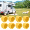 8Pcs Truck Tow Ball Cover 50mm Strong Protection Soft Rugged