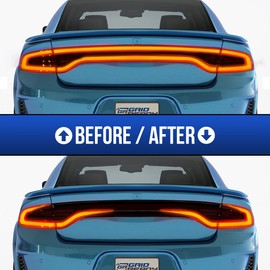 Tail Light Decal fits 2015-2023 Dodge Charger Accessories. Racetrack Sticker for 2015, 2016, 2017, 2018, 2019, 2020,2021, 2022, 2023 Model taillight Including sxt, rt, SRT, scat Pack etc.
