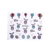 Healvian 12 Sheets 3D Nail Decals Easter Egg Bunny Glitter