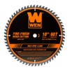 WEN BL1060 10-Inch 60-Tooth Fine-Finish Professional Woodworking Saw Blade for