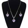 Giffor Luxury Jewelry Set Necklaces For Womens Crystal Necklace Earrings
