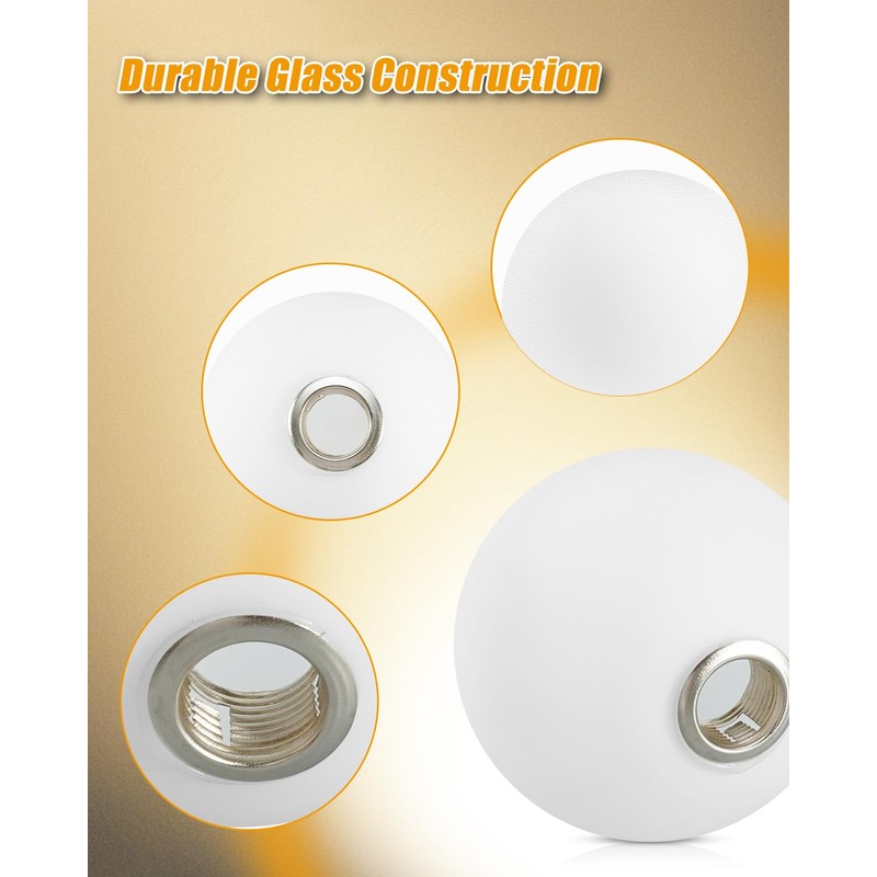 4 Inch Glass Light Globe Shade Fit for G9 Bulb