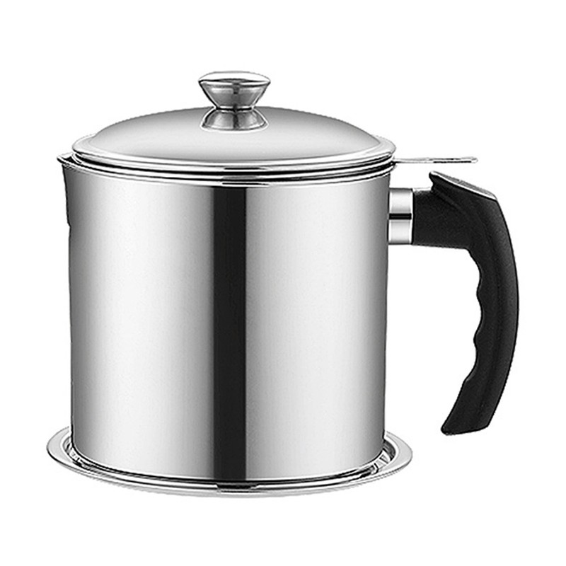 Oil Strainer Pot Filter Screen Large Capacity Multifunctional 304 Stainless