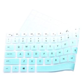 Keyboard Cover Compatible for 2021 Dell Inspiron 15 3000 5000 3510 3511 5510 5515 5518, Dell Inspiron 16 7610, Dell Vostro 15 5000 5510, Dell Latitude 3520 15.6 inch Laptop （Mint Ombre