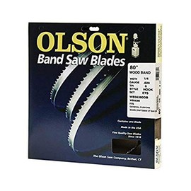 Olson Saw WB56380DB 1/4 by 0.20-Inch 6 TPI Hook Wood Band Saw Blade