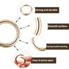 YUNYU 24Pack Spring O Rings, 13/16/19/25mm Gold & White Round