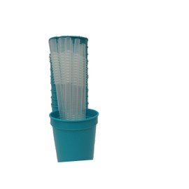 Talisman, Flexible Drinking Straw, 10 Inches, 25 Pack, Color Natural