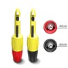 Cleqee 4mm Socket Insulated Wire Piercing Puncture Probe Back Probe