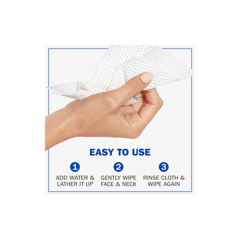 Olay 4-in-1 Daily Facial Cloths, CombinationOily Skin 66 count