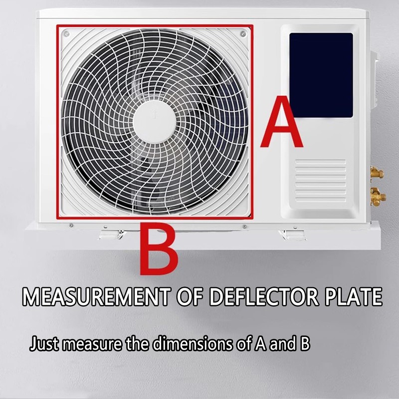 Outdoor AC Condenser Deflector Baffle 17x17 in