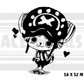 One Piece - Chopper - Anime - Laptop Car Vinyl decal sticker