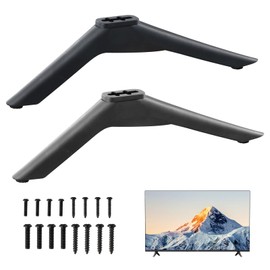 Tv Base Pedestal Feet, Universal Tv Stand Legs, Legs Compatible with Most, Replacement Stand Tv Base Pedestal Feet with Screws Easy to Install Table Desk