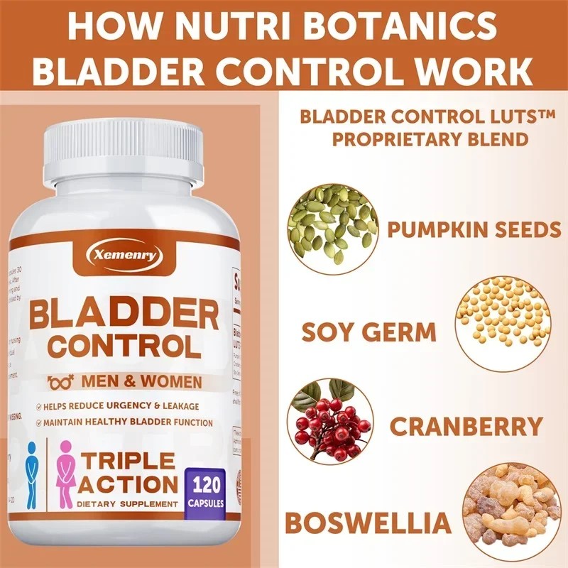 Bladder Support Supplement, Supports Normal Bladder Function & Urinary Health