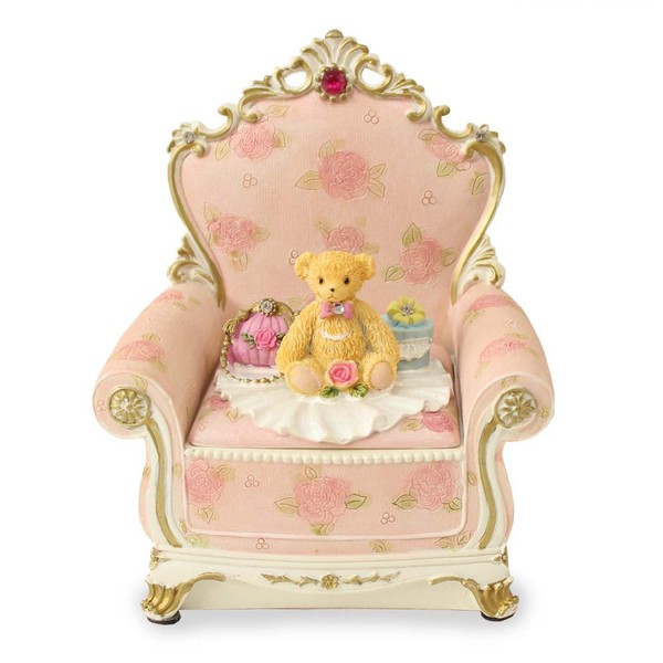 Moon Bear Chair Rose Jewelry Box
