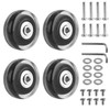 Pack of 4 Suitcase Castors Replacement Wheels, 50 x 18