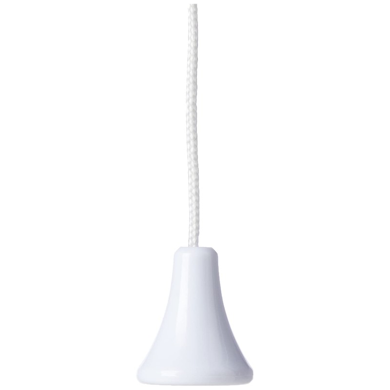 Merriway BH02624 (2-Piece) Replacement Cord Pull for Ceiling Switch, White