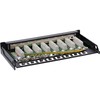 InLine® Patch Panel Cat.6A 0.5HE 8-Way Table / Wall Mounting