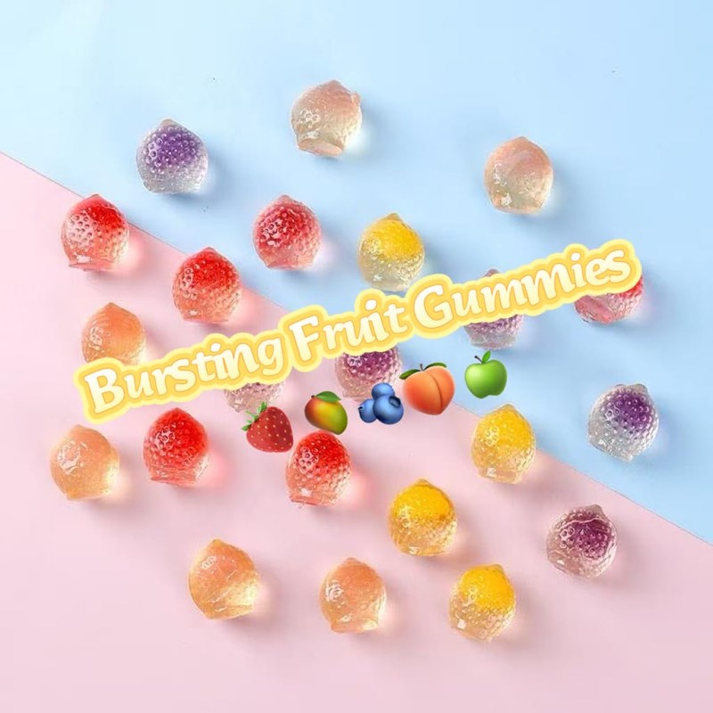 2-Pack Assorted Fruit Gummies – 1 Bag Juicy-Filled Candy +