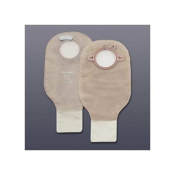 Hollister Filtered Ostomy Pouch New Image Two-Piece System 12" Length Drainable (#18164, Sold Per Box)