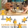 PEALIFFE Bullnose Router Bit Set 1/4 Inch Shank 5PCS, Half